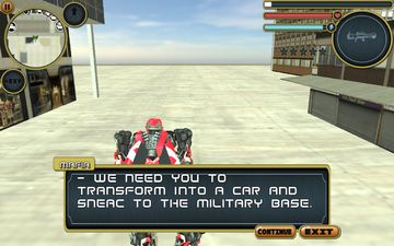 Racing Car Robot Game Screenshot