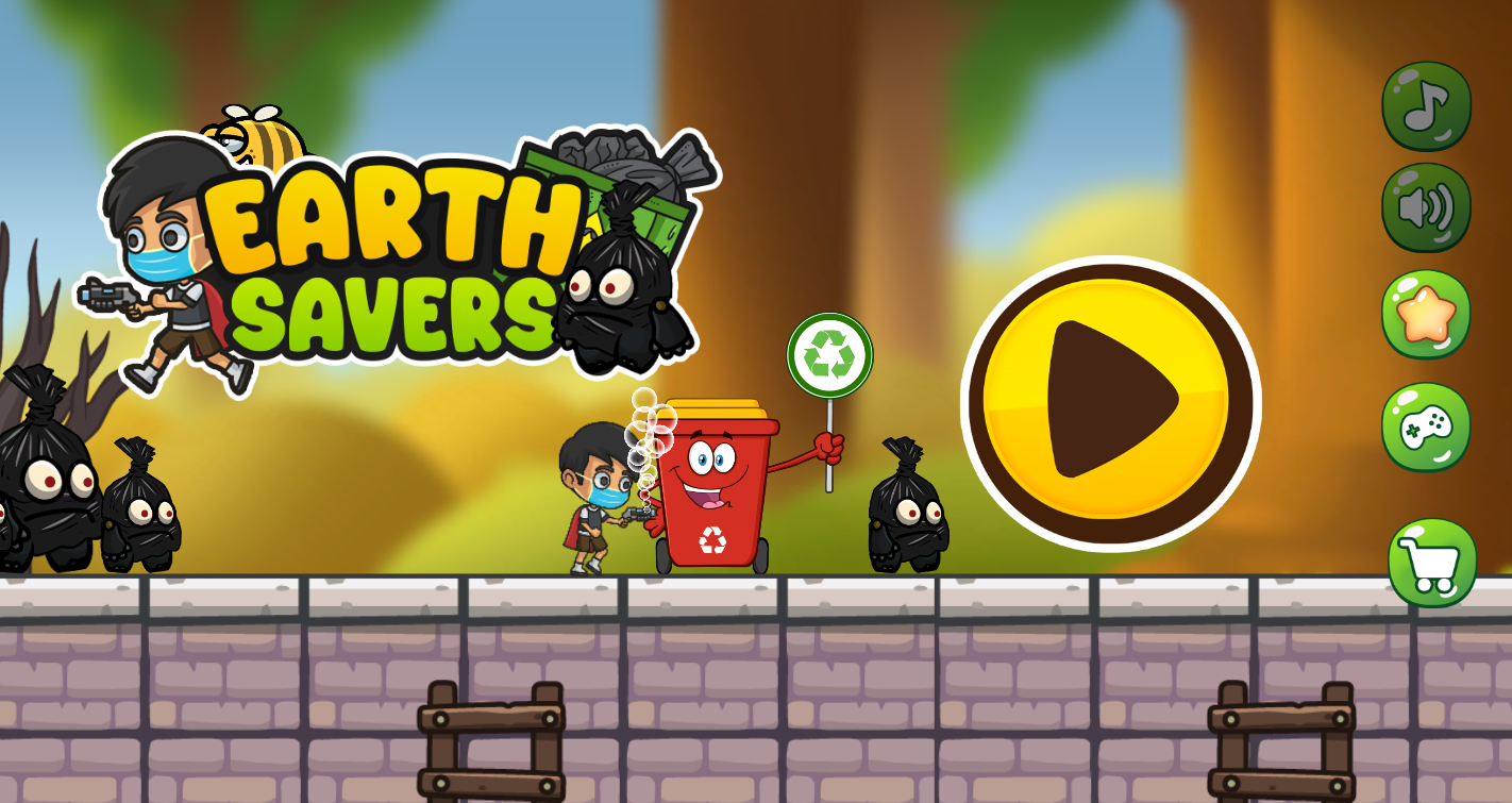 Earth Savers Game Screenshot