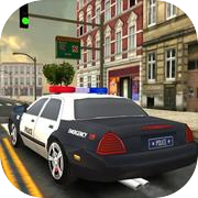 Simulador de conducción de coches de policía