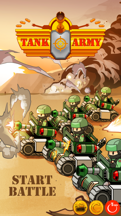 Tank Army - 快速手指射击游戏 Game Screenshot