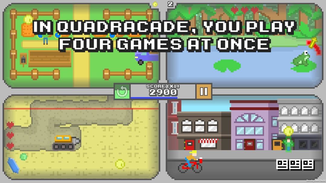 Quadracade - Test Your Arcade  screenshot game
