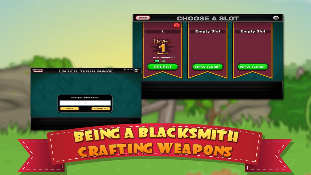 Screenshot of Jacksmith - Cool math crafting blacksmith game y8