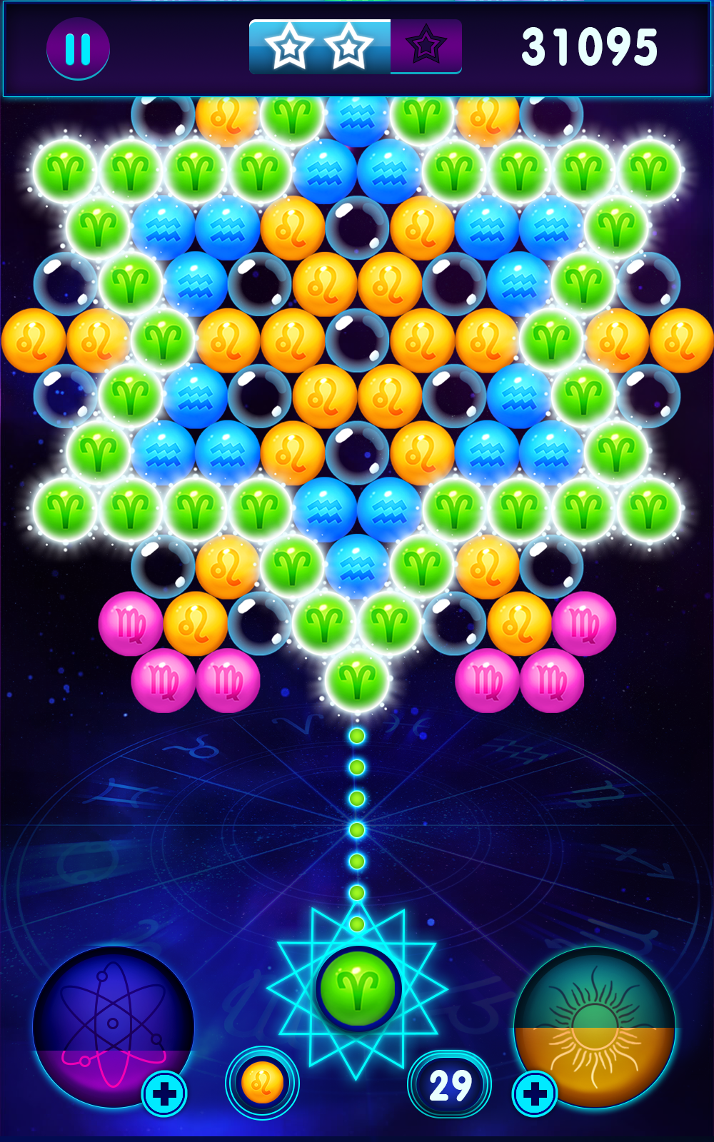 Zodiac Pop - Bubble Puzzle ภาพหน้าจอเกม