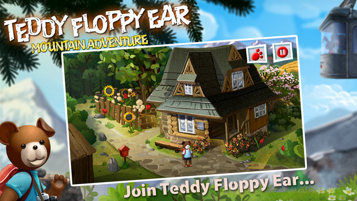 Teddy Floppy Ear - Mountain Adventure 게임 스크린 샷