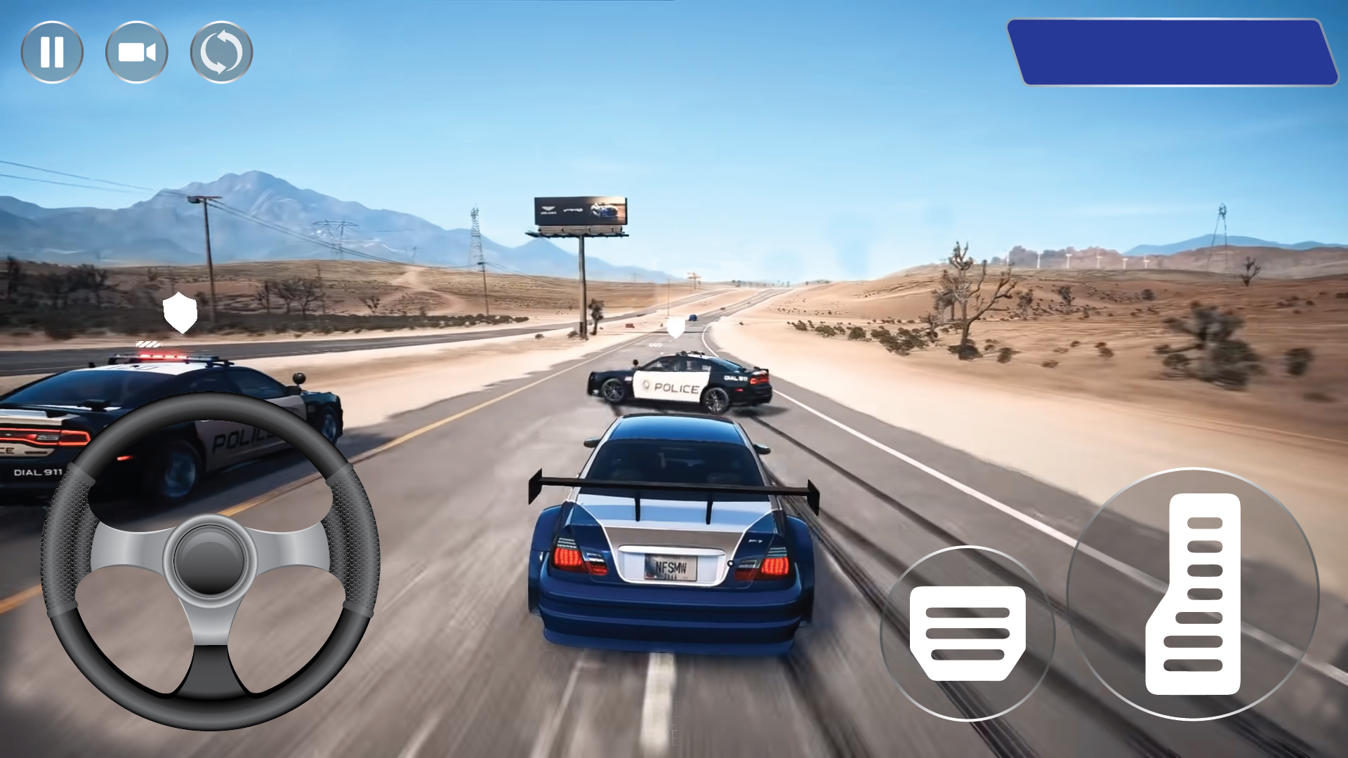 US Police gangster Chase Game Screenshot