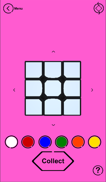 Rubik's Cube Solver 3x3 Game Screenshot
