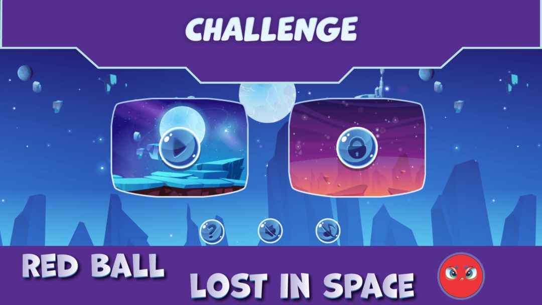 Screenshot of Red Ball Lost In Space