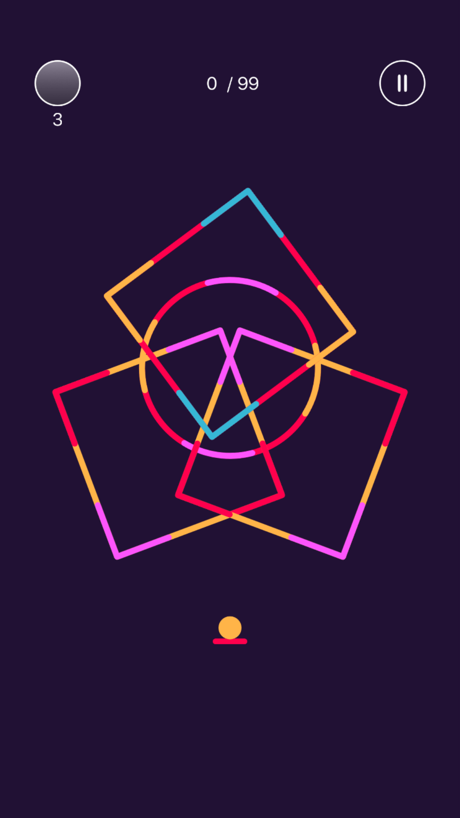 Color Ball Jumping Game Screenshot