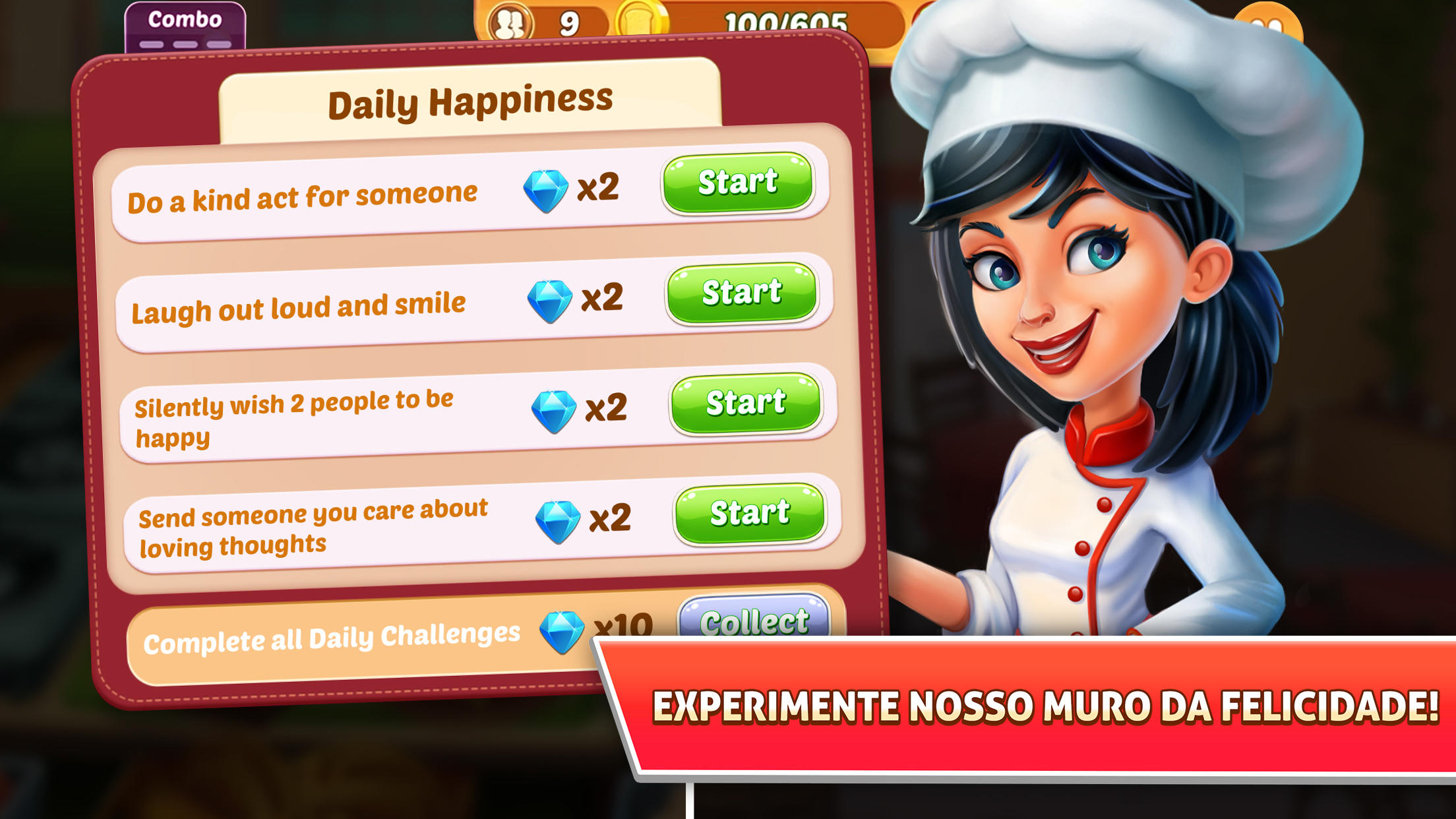 Captura de Tela do Jogo Kitchen Craze jogo de cozinhar