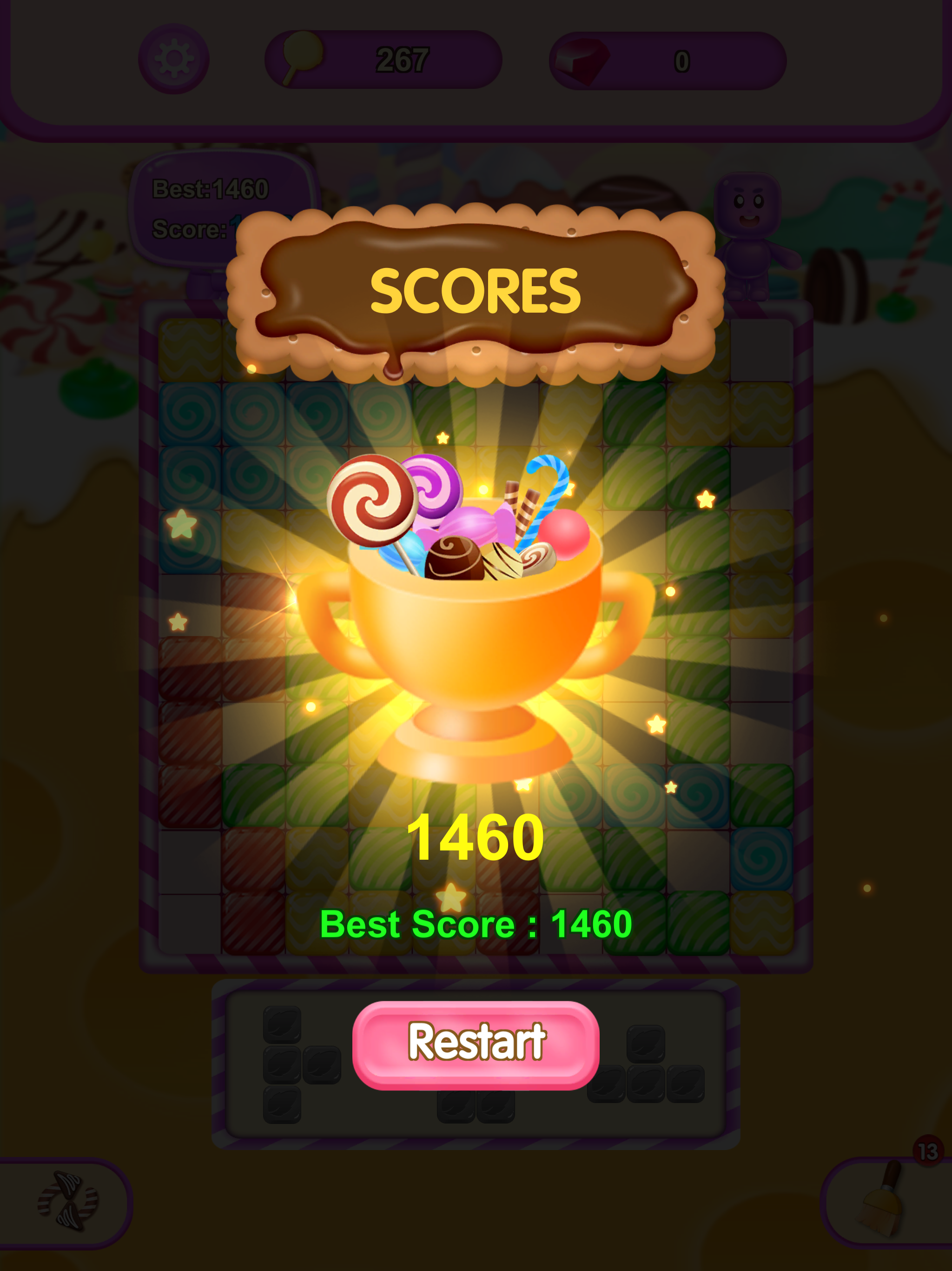 Screenshot of Candy Block Puzzle