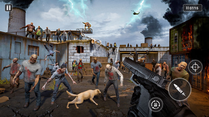 Zombie Lockdown FPS Shooter ゲームのスクリーンショット