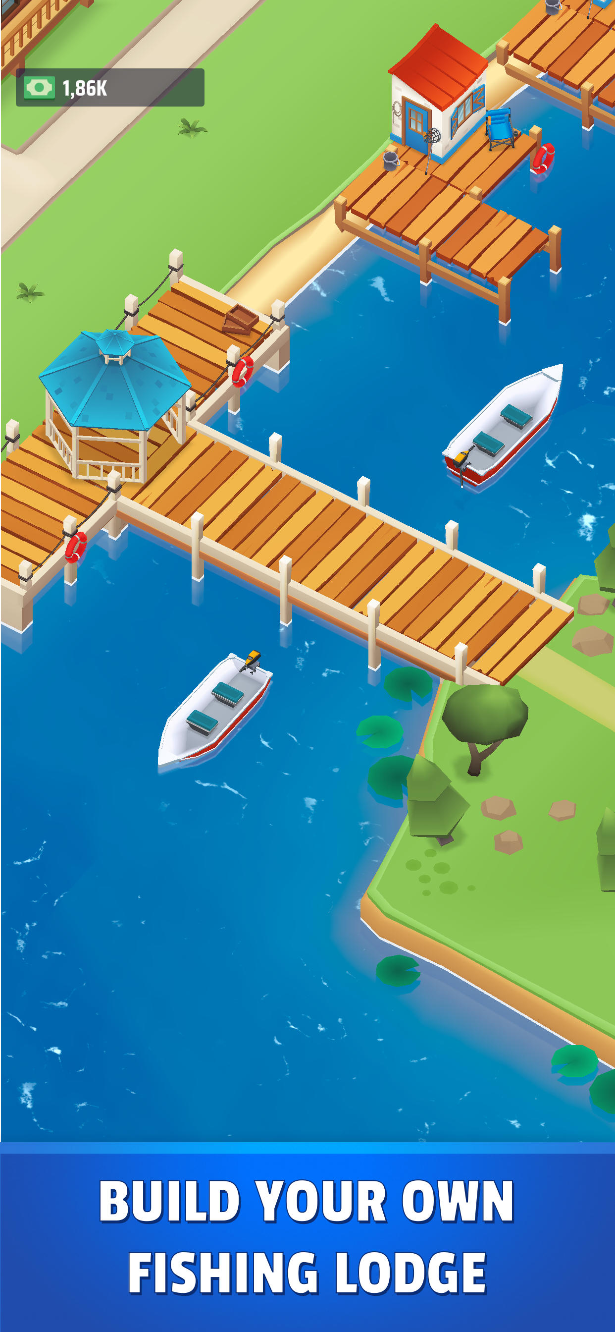 Fishing Lake Tycoon ゲームのスクリーンショット