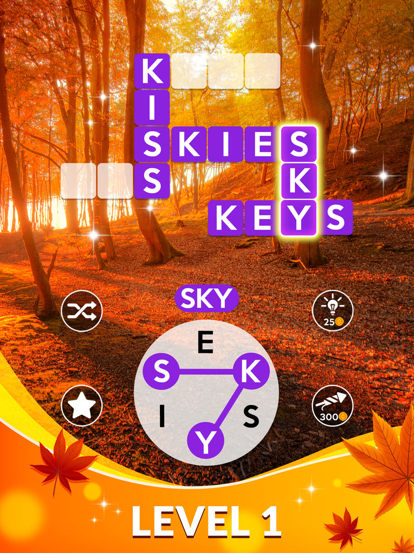 Wordscapes screenshot game