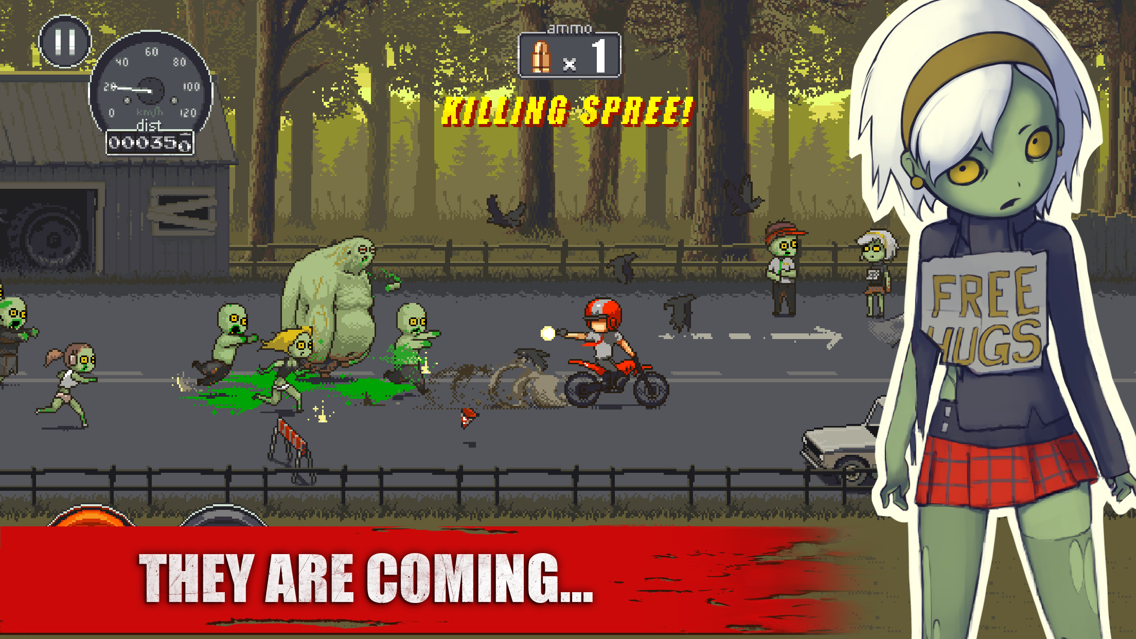Dead Ahead: Zombie bike racing Game Screenshot