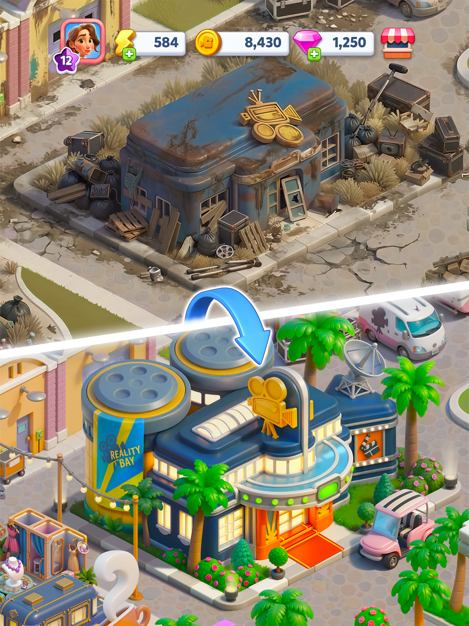Reality Bay: Merge & Discover Game Screenshot