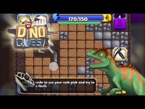 Screenshot dari video Dino Quest: Dig Dinosaur Game