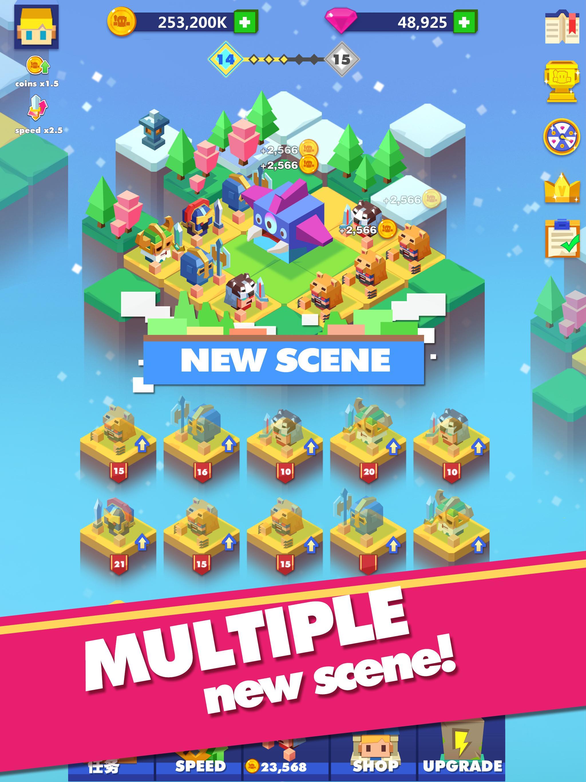 Merge Warriors - Idle Legion Game Game Screenshot
