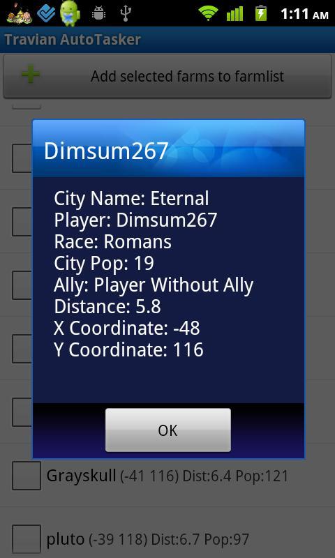Travian AutoTasker Game Screenshot