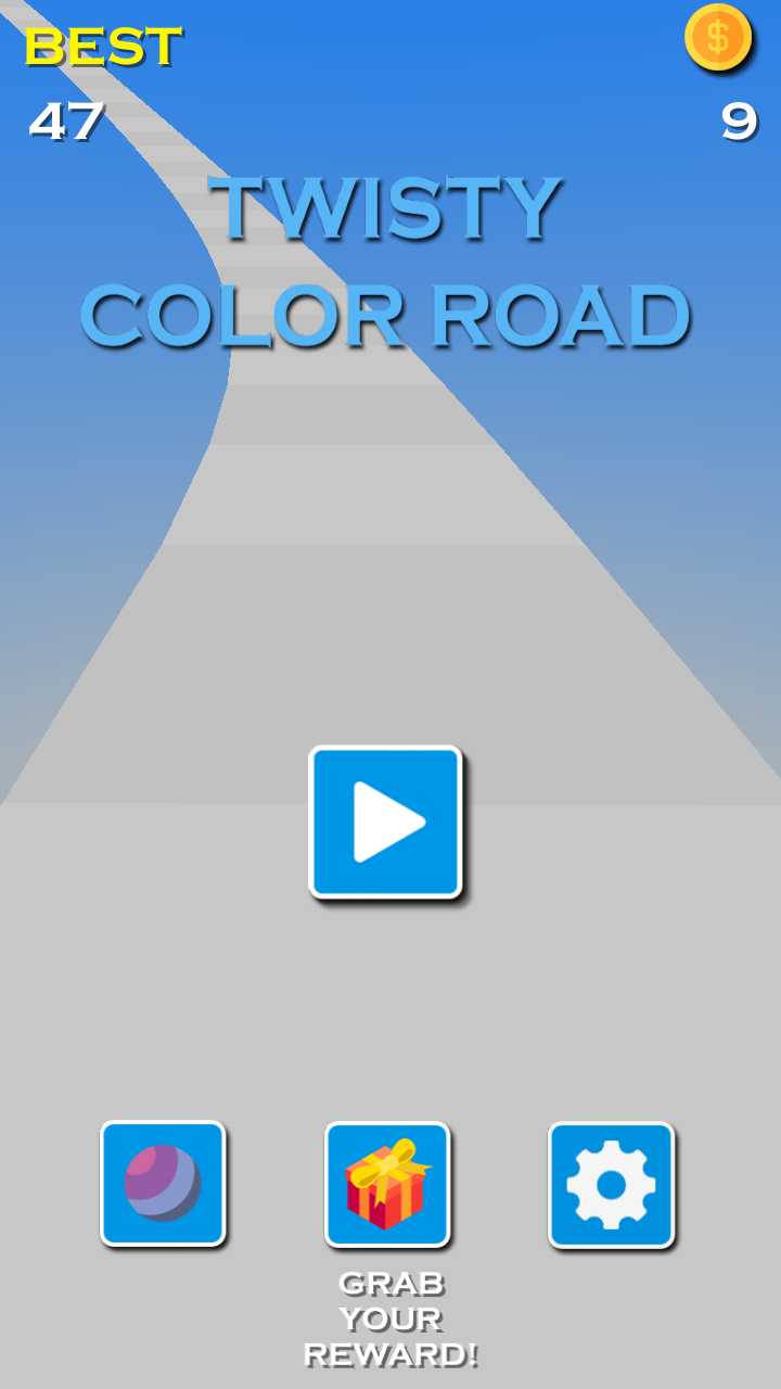 Screenshot of Twisty Color Road