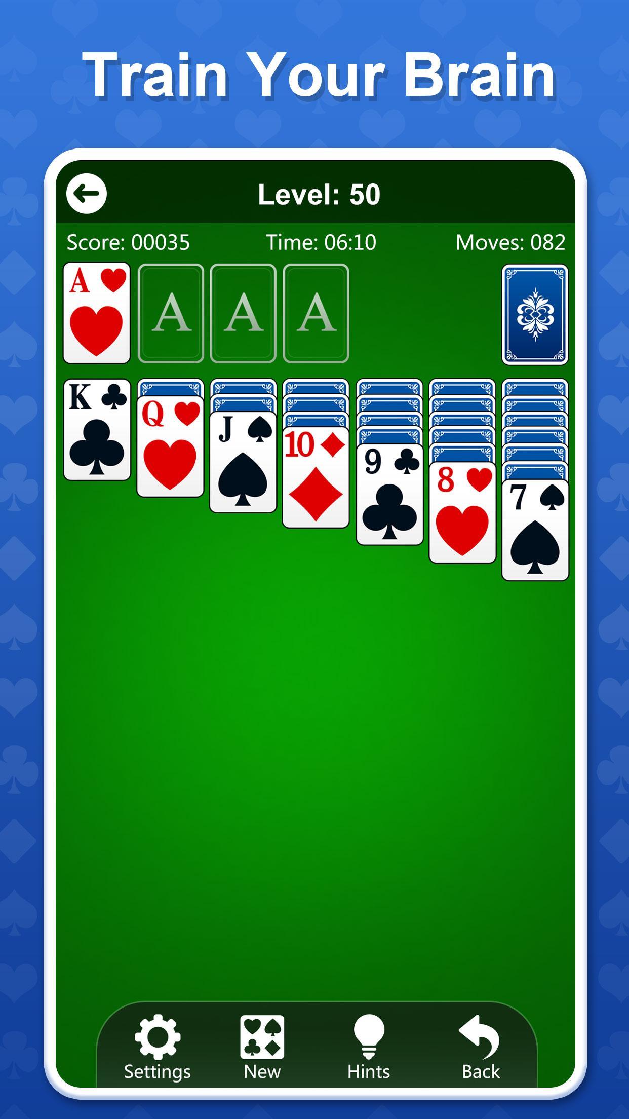 Solitaire Classic ゲームのスクリーンショット