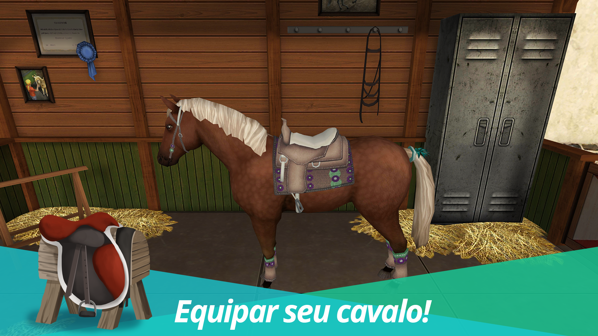 Captura de Tela do Jogo Horse World: Cavalo Bonito