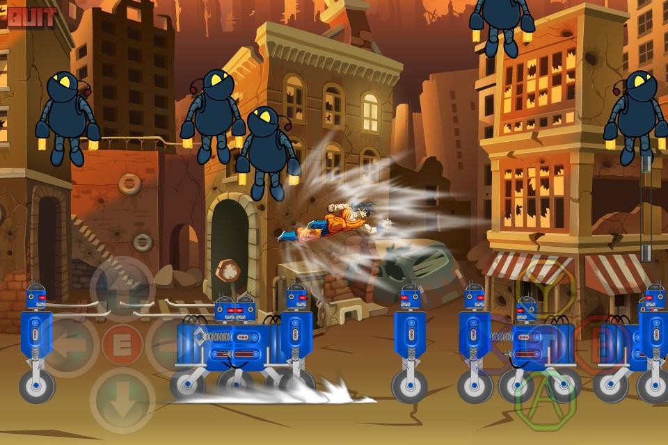 Dragon Z Super Saiyan Blue screenshot game