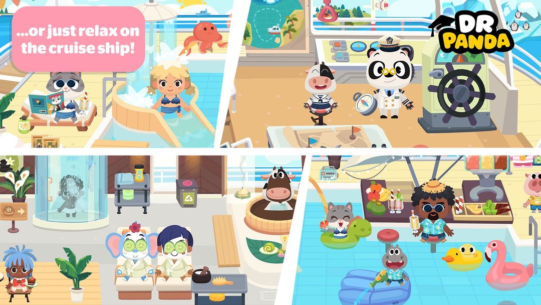 Dr. Panda Town: Vacation ภาพหน้าจอเกม