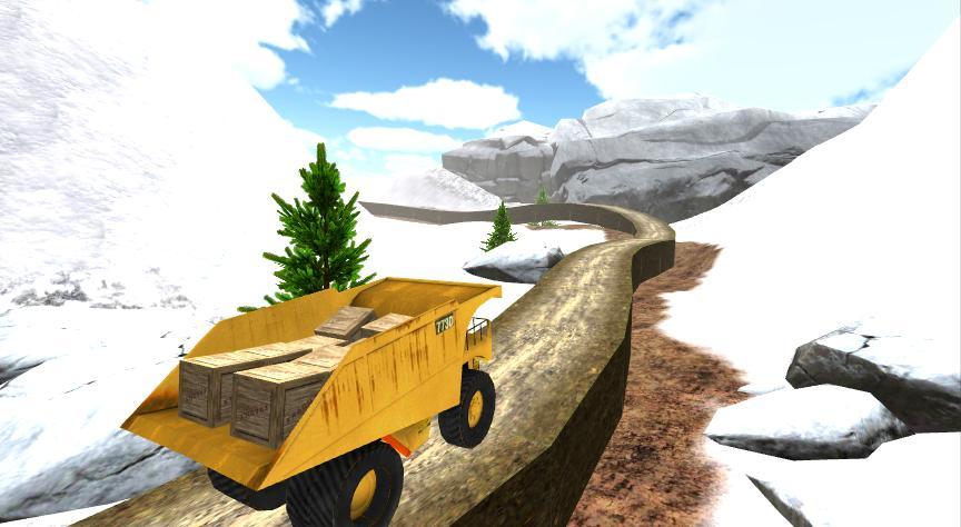 Captura de Tela do Jogo Truck Driver Offroad 3D