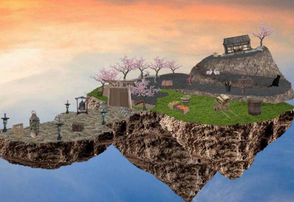 Fantasy Floating Farm Escape 2 게임 스크린 샷