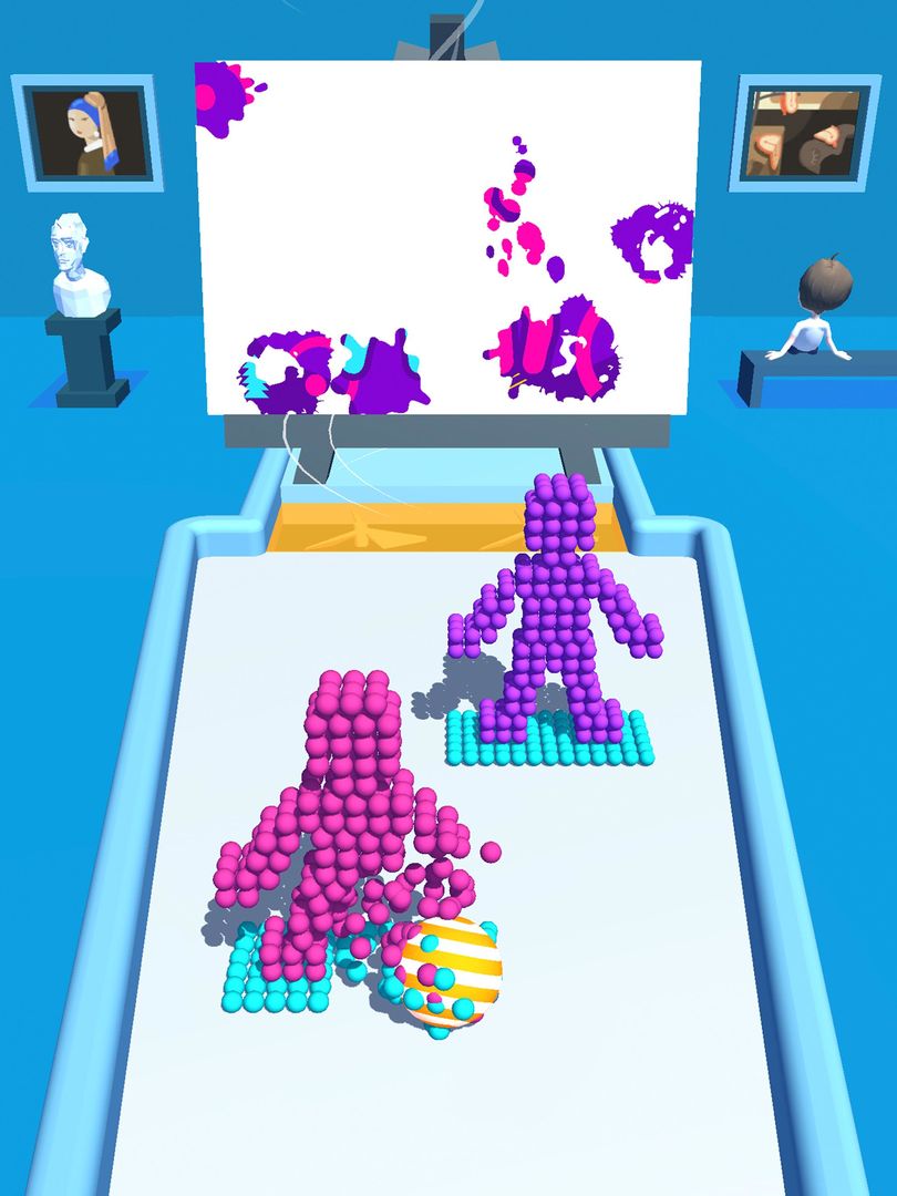 Art Ball 3D: Canvas Puzzle ภาพหน้าจอเกม