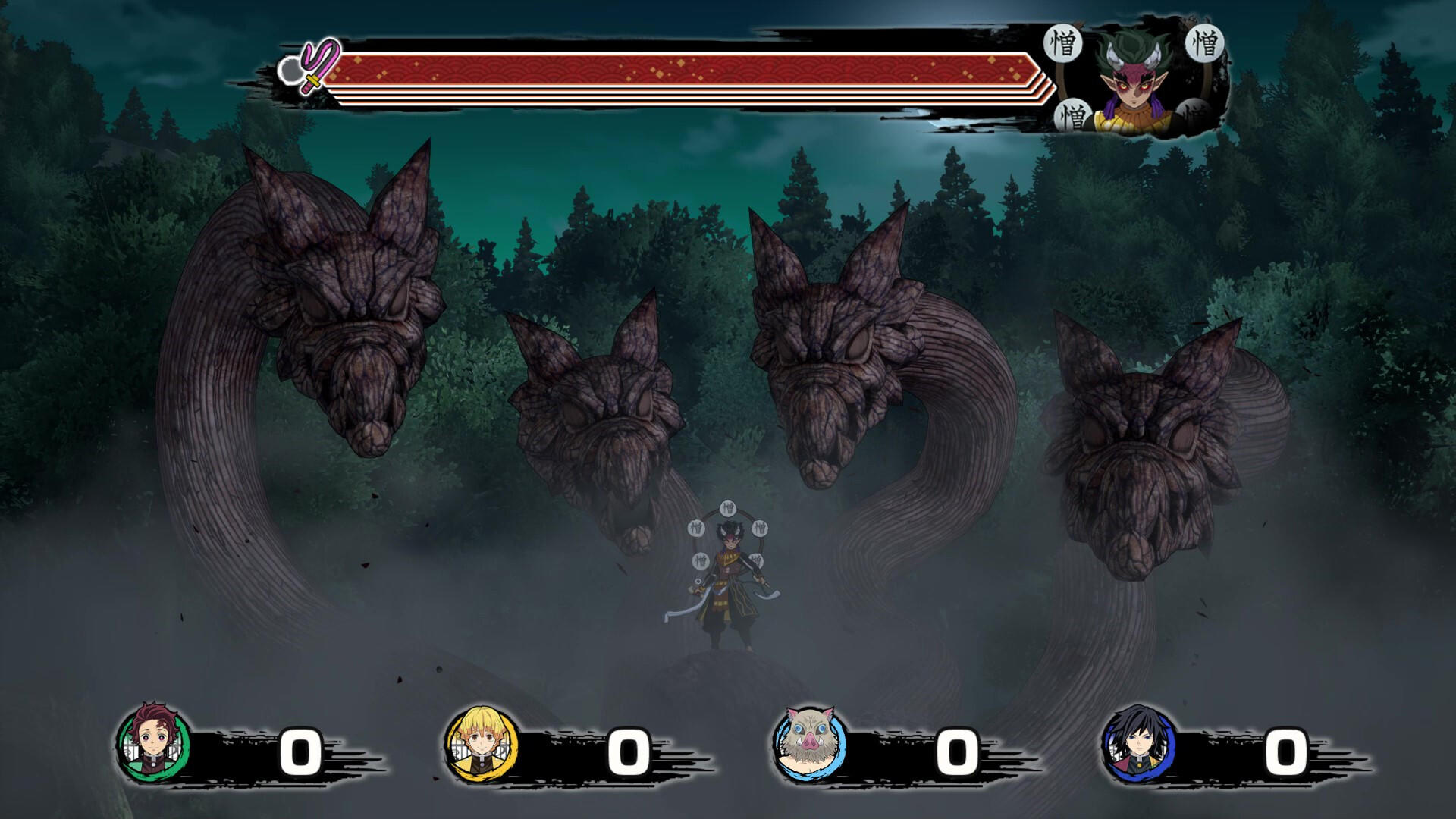 Screenshot of Demon Slayer -Kimetsu no Yaiba- Sweep the Board!