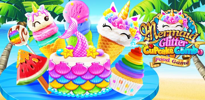 Banner of Mermaid Glitter Cupcake Chef 3.8