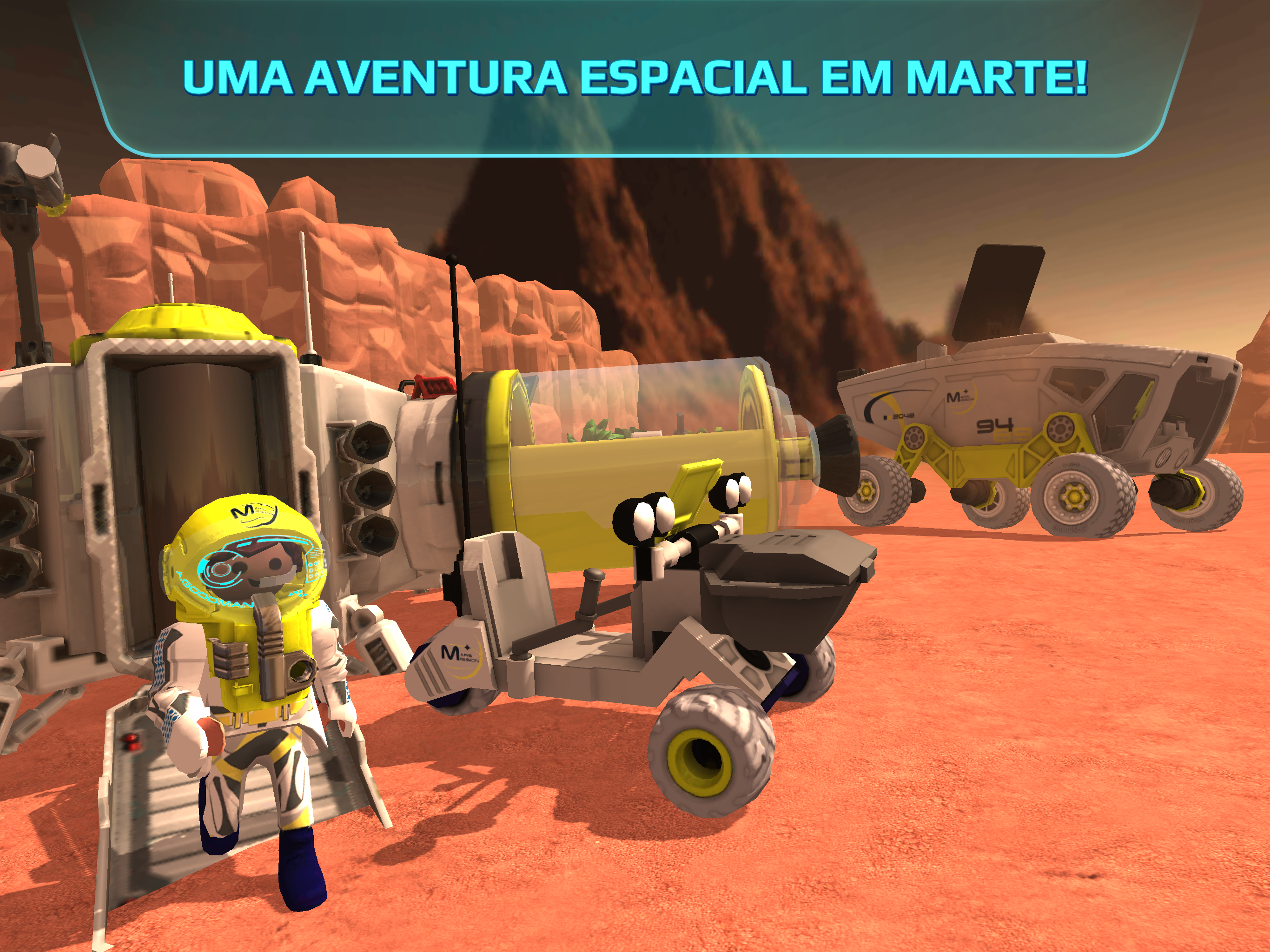 Captura de Tela do Jogo PLAYMOBIL Missão em Marte