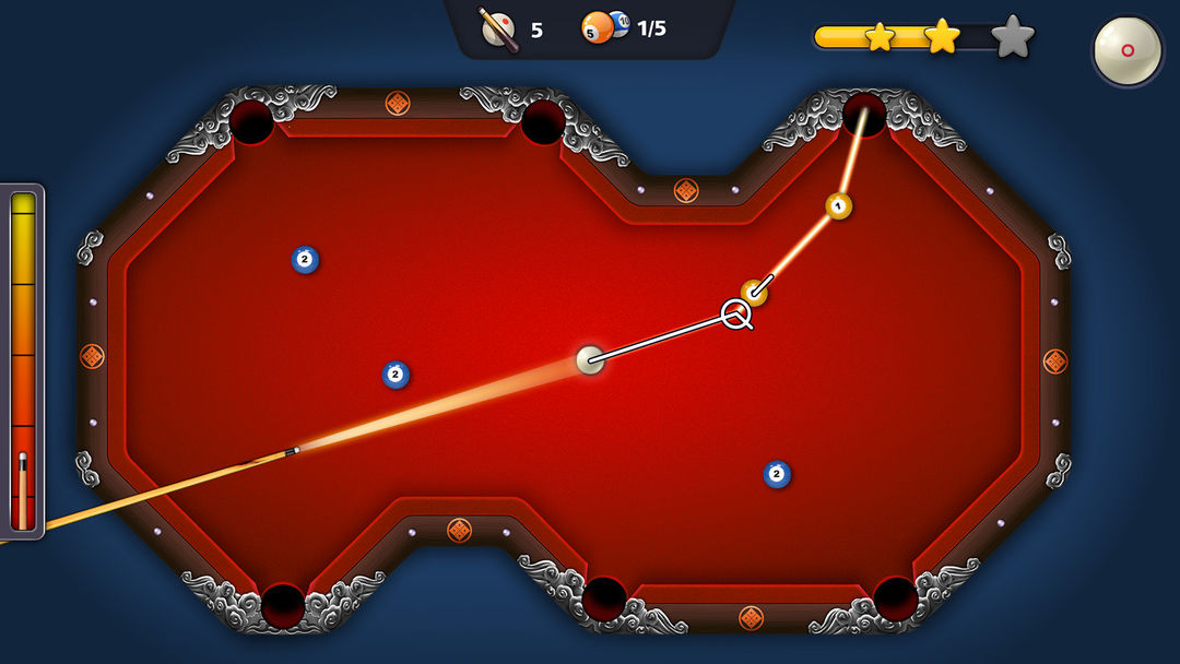 Screenshot of Pool Trickshots Billiard