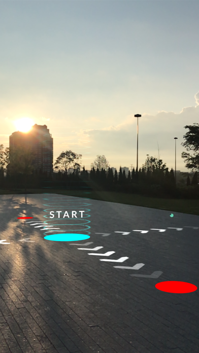 AR Runner Game Screenshot