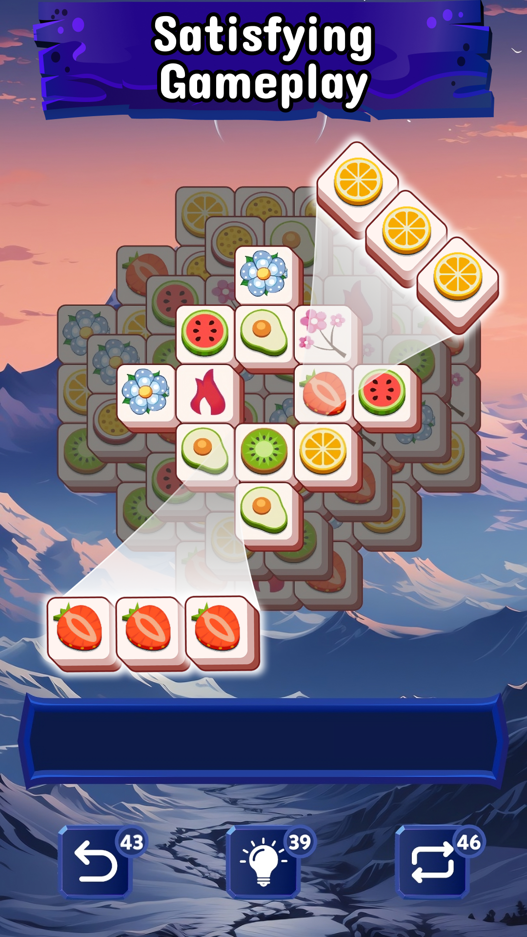 Triple Tile Match Puzzle Game Screenshot