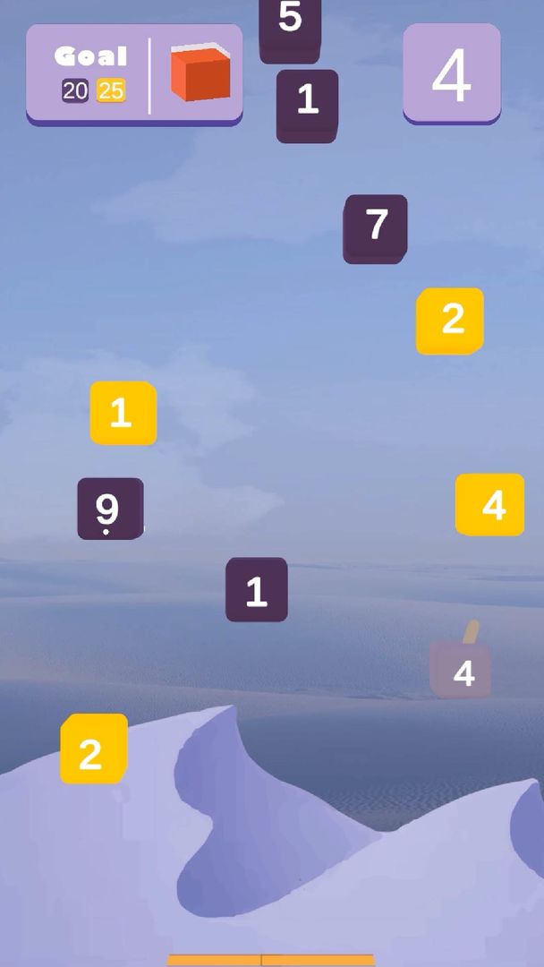 Number Fall screenshot game