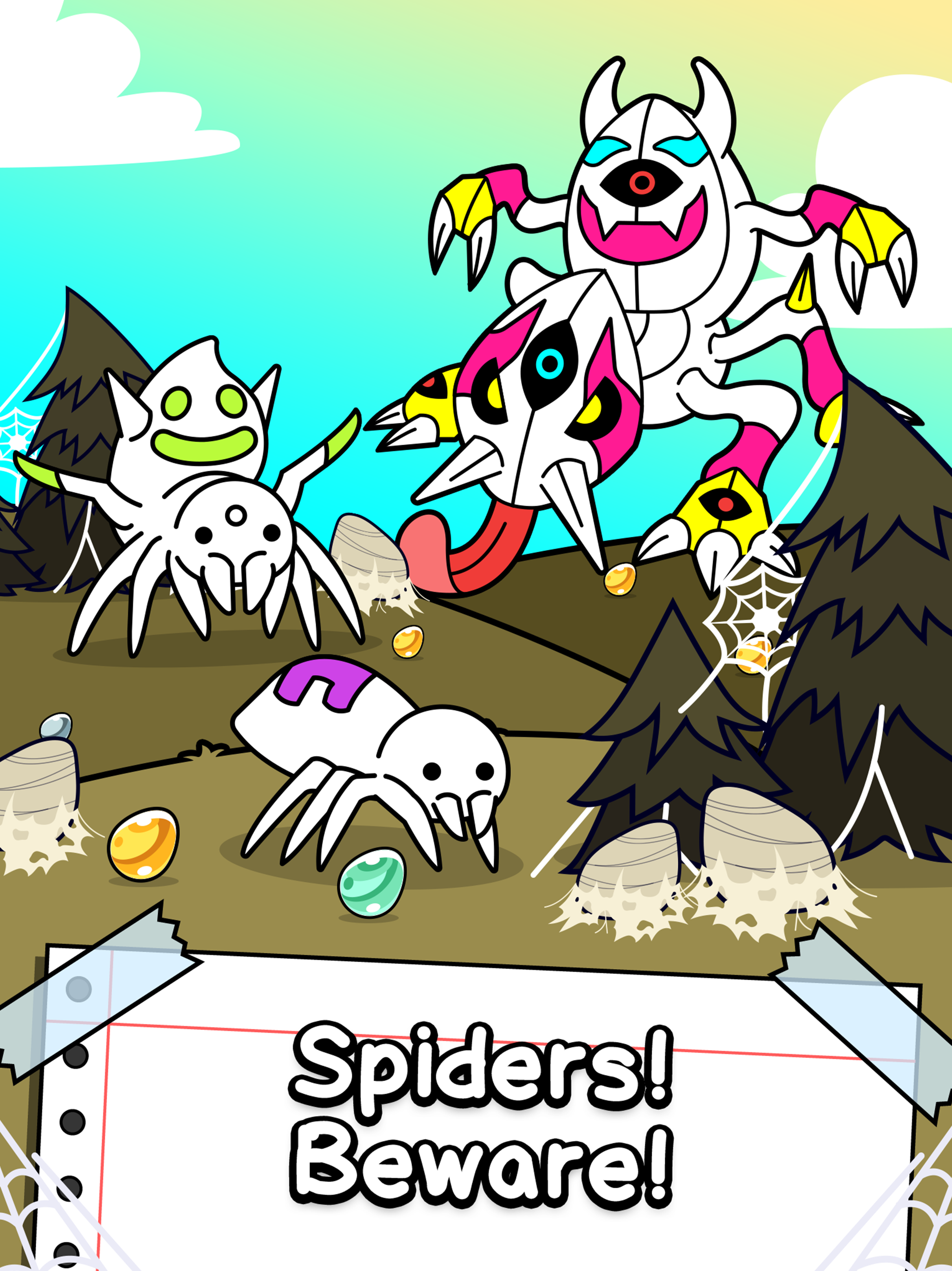 Spider Evolution - Merge & Create Mutant Bugsのキャプチャ