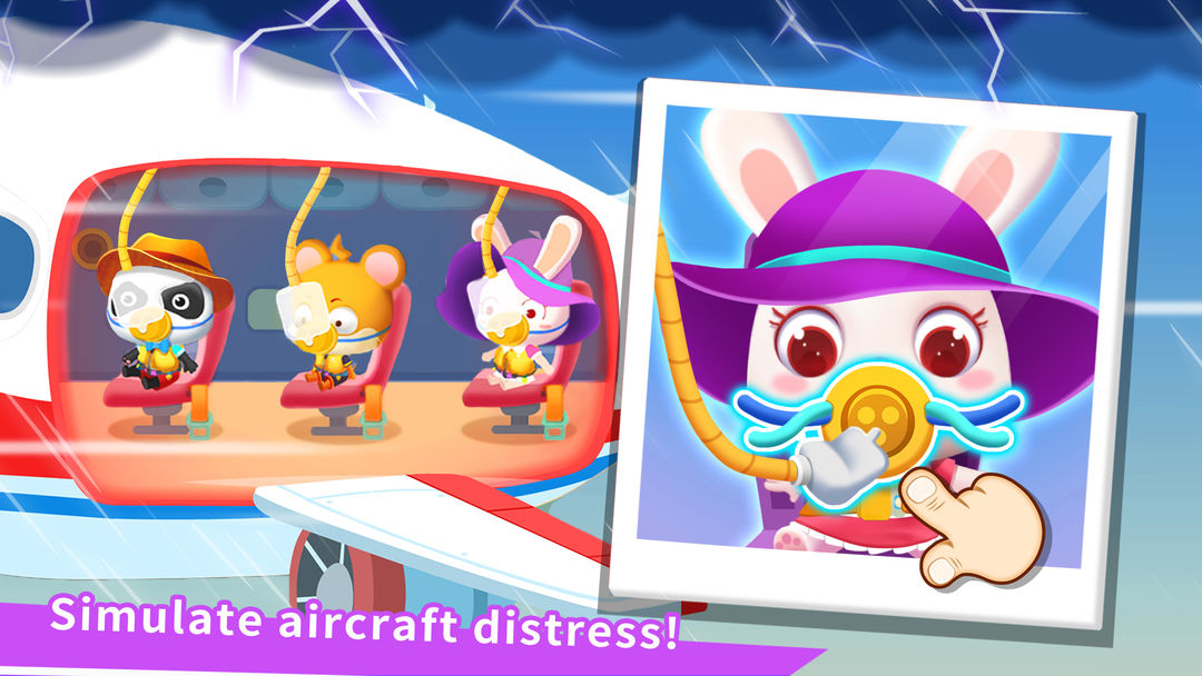 Baby Panda's Airport screenshot game