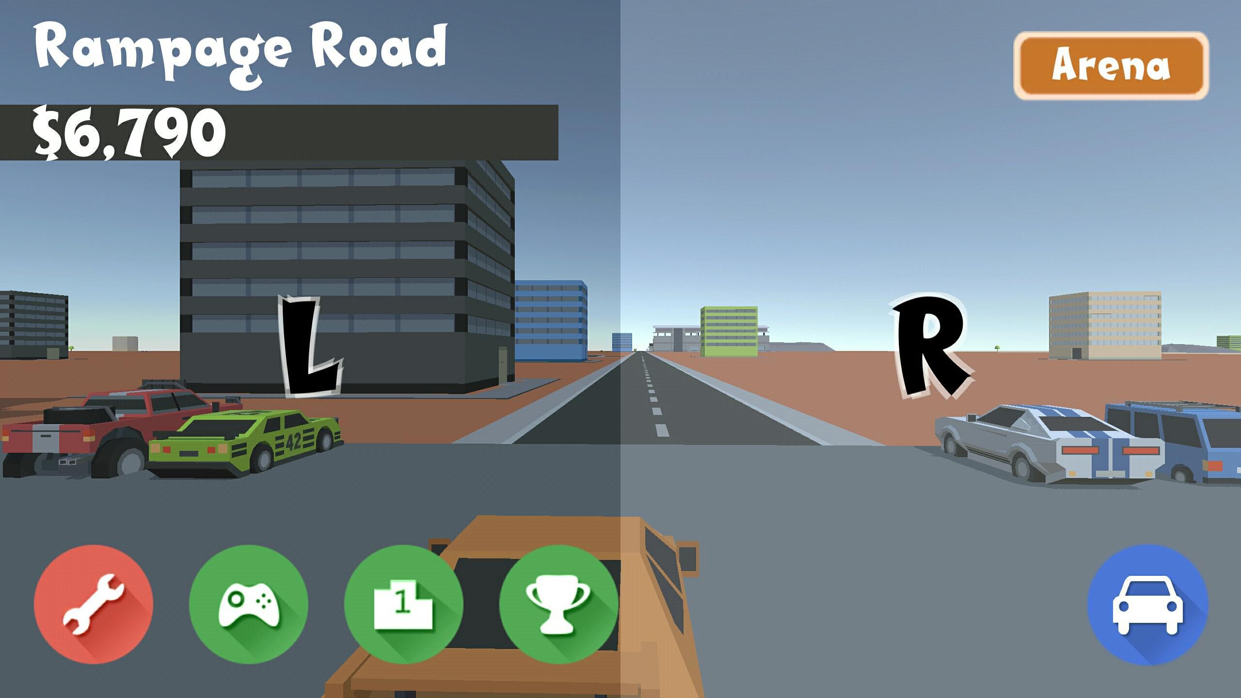 Rampage Road 게임 스크린샷