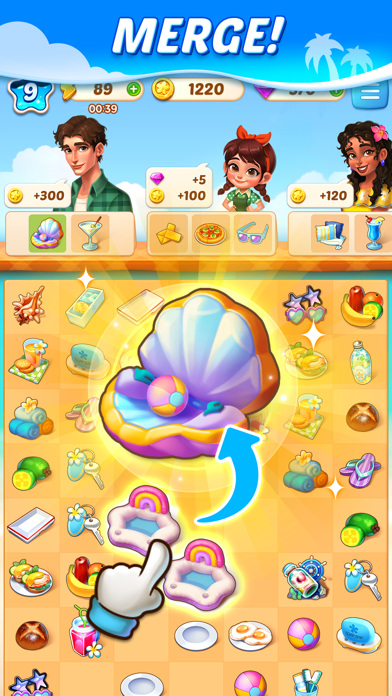 Merge Paradise : Match Puzzle ภาพหน้าจอเกม