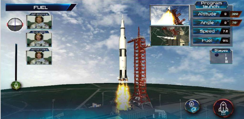 Banner of Apollo 11 Space Flight Agency  