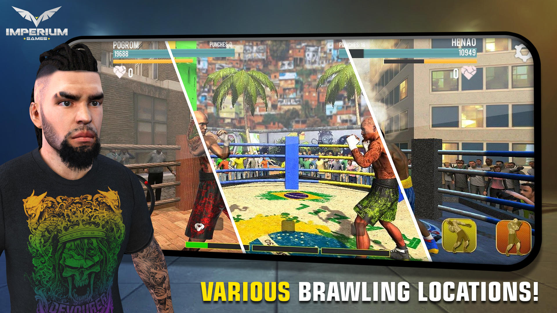 Brutal Knuckle Boxing Game Screenshot