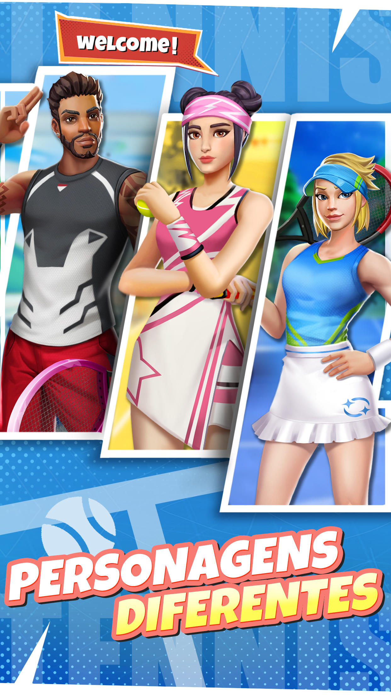 Tennis Go: World Tour 3D ภาพหน้าจอเกม
