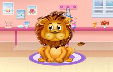 Captura de Tela do Jogo Animal and Pet Hair Salon