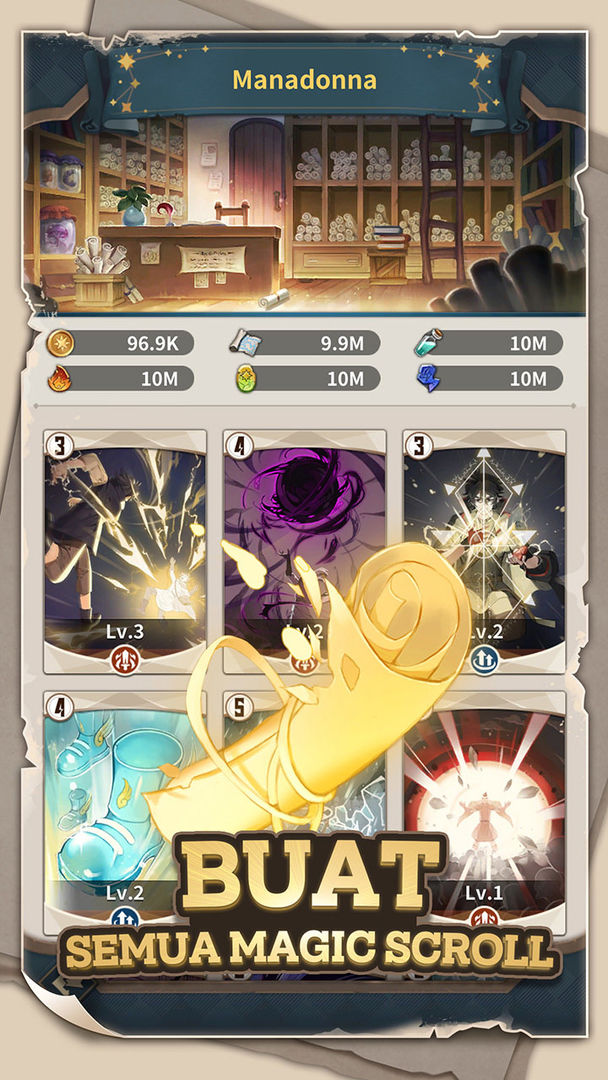 ZIO and the Magic Scrolls screenshot game