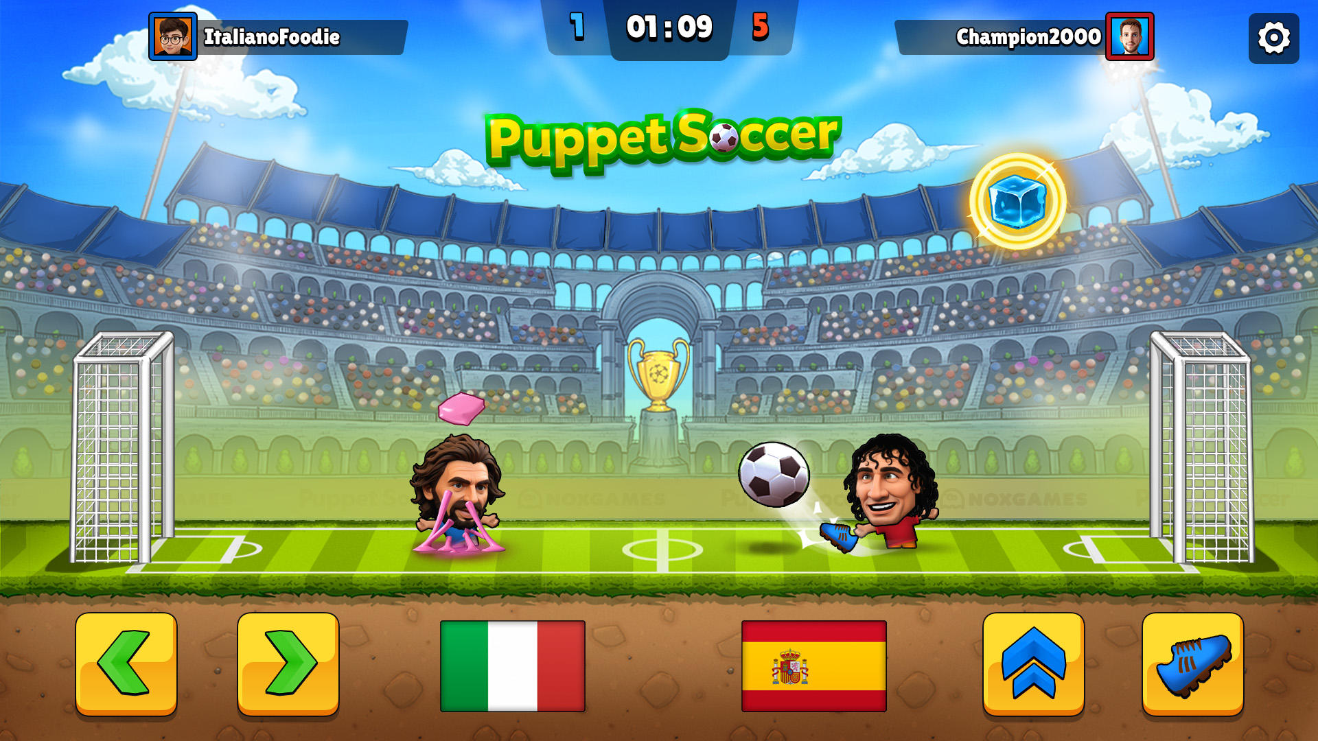 Puppet Soccer - Football Game Screenshot