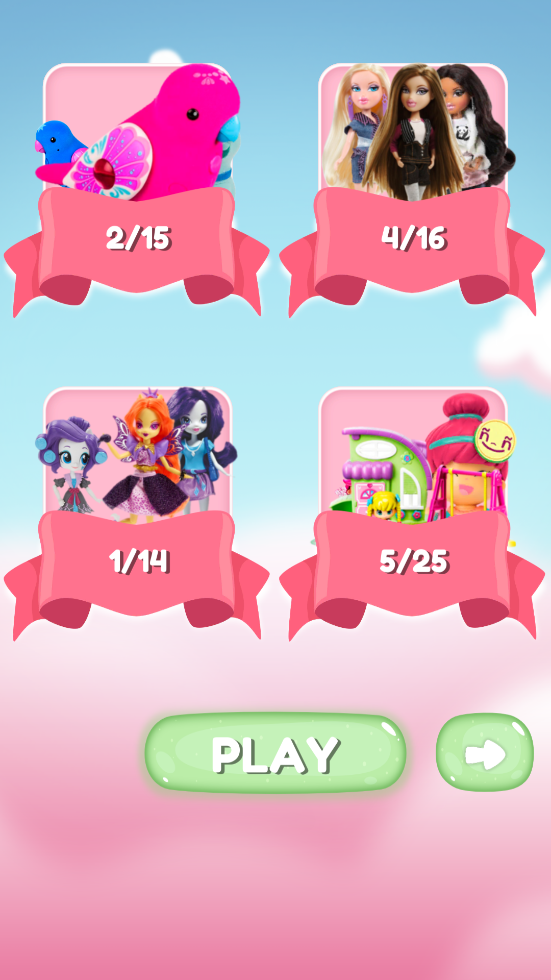 소녀를위한 깜짝 계란 게임 스크린샷