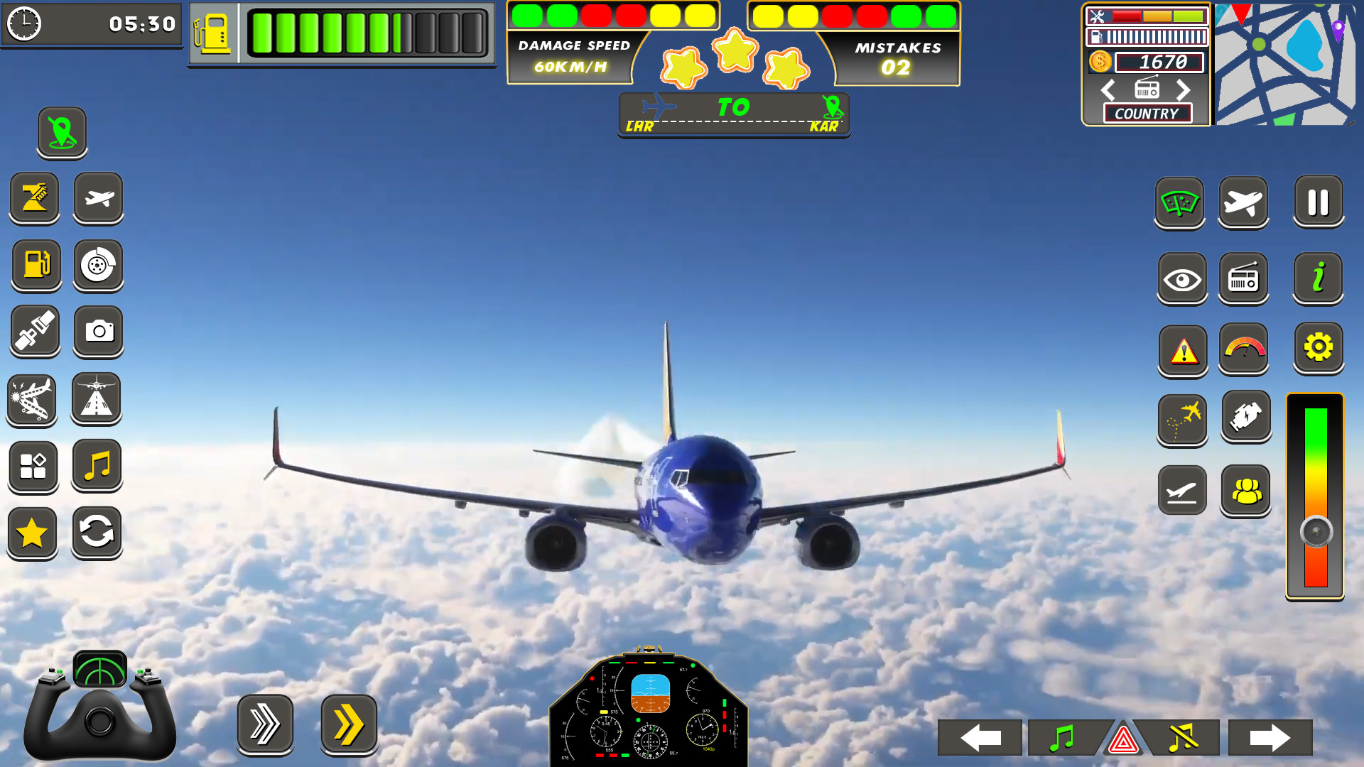 Airplane Games : Flight Sim 3D ภาพหน้าจอเกม