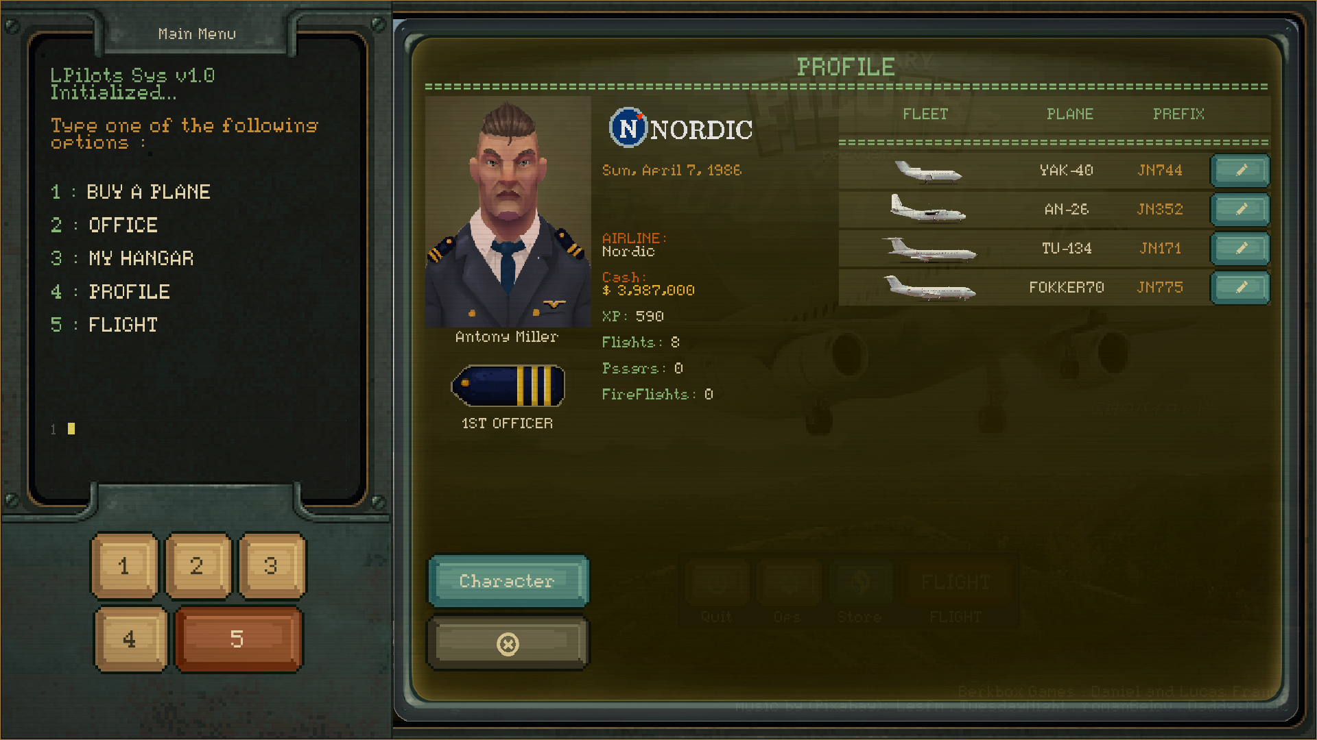 Legendary Pilots Game Screenshot